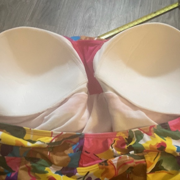 NWT one piece floral swimsuit swim dress by Australian Brand WANTDO - XL / XXL - Picture 10 of 12